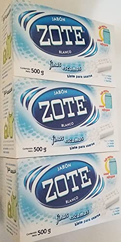 Jabon Zote Blanco Laundry Flakes Pack of 3