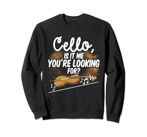 Elegant Cello Lover Symphony Orchestra Melodies Cellist Sweatshirt