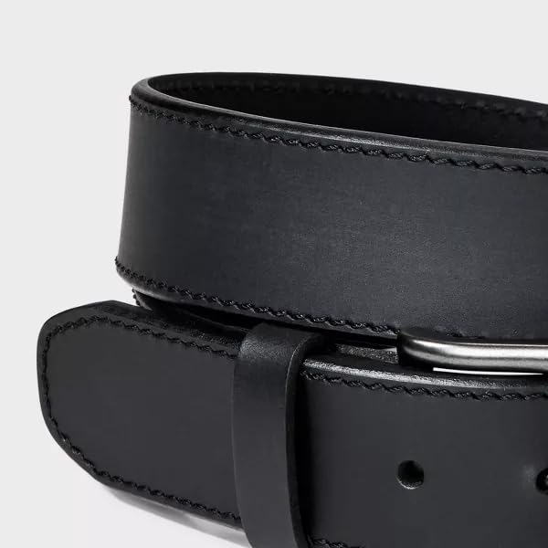 Goodfellow & Co Men's Casual Everyday Classic Harness Buckle Belt -3