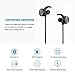 Bluetooth Headphones RIVERSONG RAINDROP A01 Sweatproof Wireless Stereo Earphones Noise Cancelling Headphone Headset with Mic for iPhone, Samsung Galaxy and Android Phones (Gun Matt)