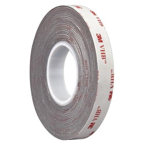 3M VHB 4611 Tape Roll - 0.75 in. x 15 ft. Dark Gray Acrylic Adhesive - Double Sided Tape with Firm Foam