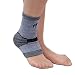 Flammi Toeless Socks Foot Compression Sleeves for Ankle Heel Arch Support Foot Pain Relief (Pair)