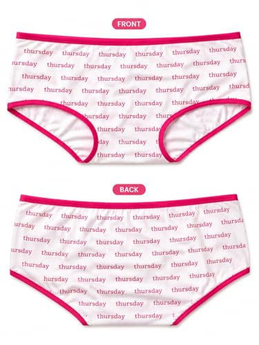 Image of TuddyBuddy Girl's 100% Cotton Graphic Prints Briefs /Panty /Underwear /Panties, Multicolor