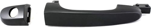 KarParts360 Para Kia Sportage 2005-2010 - Manija de puerta exterior delantera, lado del conductor, color negro liso  con orificio para llave