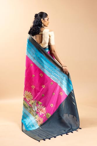 Yuvani Vesture jacquard silk saree – image 2
