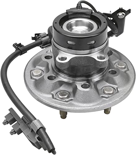 Image of Detroit Axle - Front 2pc Wheel Bearing Hubs for Chevrolet Colorado GMC Canyon Isuzu i-280 i-290 i-370, 2 Wheel Bearing and Hubs Assembly Replacement