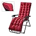 Liegestuhlkissen, Sun Lounger Kissen Ersatz, Patio Chaise Lounge Kissen Sun Lounger Kissen Pad Lounge Chair Kissen für Travel Holiday Indoor Outdoor