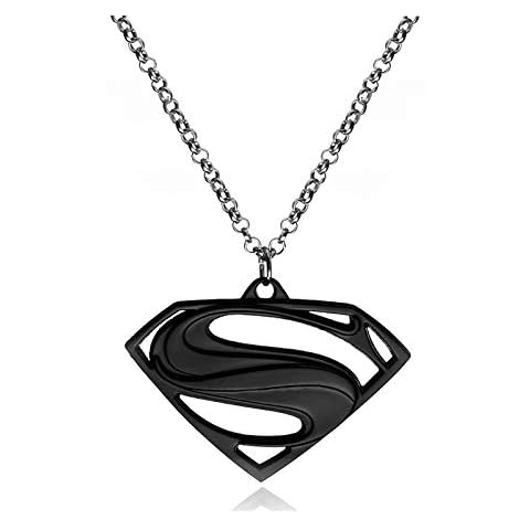 Yellow Chimes Men's Pendant for Men Men Pendant Superman Warner Bros Super Hero Hollywood Style Chain Pendant and Men Black Cover