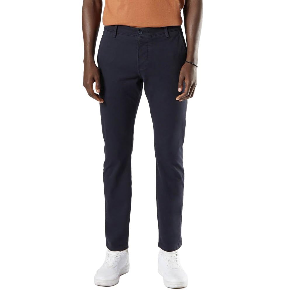 Dockers Men's Navy Supreme Flex Alpha Skinny-Wonderknit Trouser, Blue (C30774 + 0003), 30W / 34L