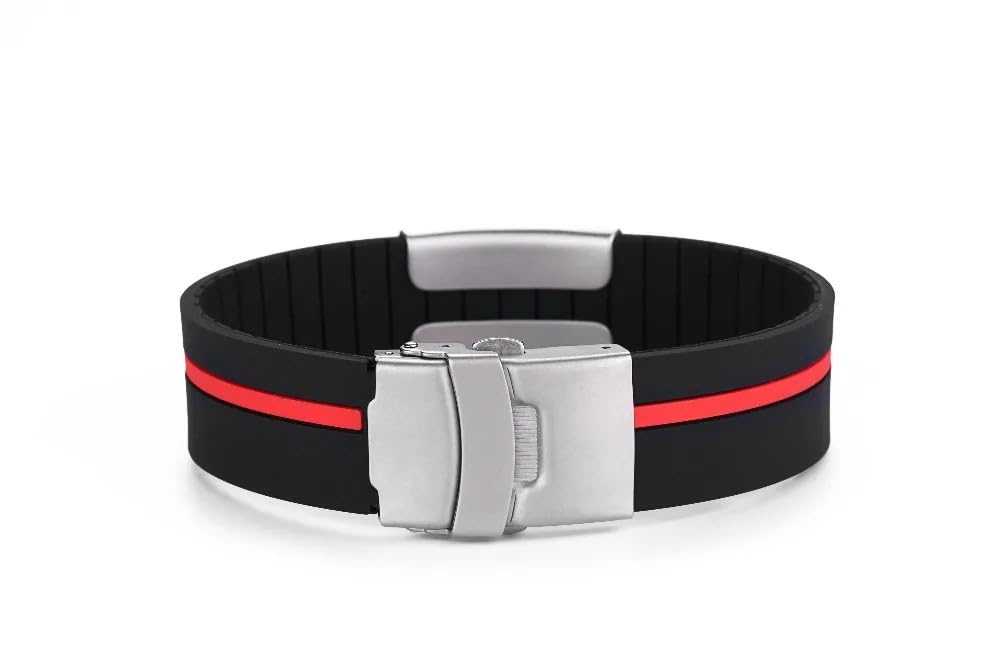 Pulsera Emergencia Fow QR SOS Metálico Identificación Médica Alerta
