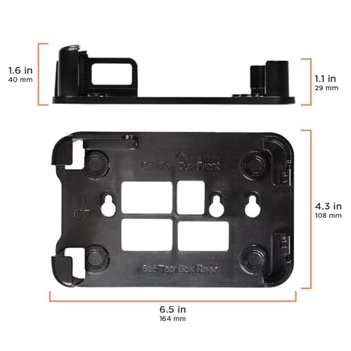 Genie Mini (Client) Bracket Mount (No Wireless, No 4K) With Screw Kit For Directv - Does Not Work With Wireless And Does Not Work With 4K/Uhd Models #TOP5
