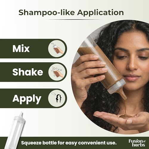 Image of Herbal Shampoo Powder | Natural Hair Shampoo with Reetha Amla Shikakai | Hair Growth Shampoo | 100% Natural Shampoo | Chemical-Free Raw Herbal Powder | 10 x 15g Sachets + Applicator Bottle