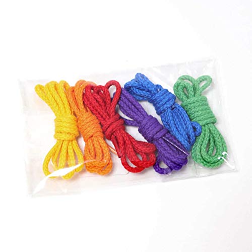 Preisvergleich Produktbild Regenbogen Schnüre für Fädelspiele