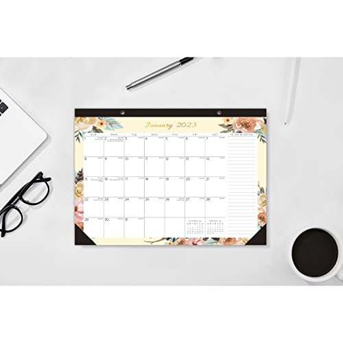 Caiyi Studio Desk Calendar 2023: 17" X 12" Large Monthly Desk Pad Calendar For Planning & Organizing, 12 Months Desktop/Wall Calendar Runs From January 2023 To December 2023, Floral #TOP5