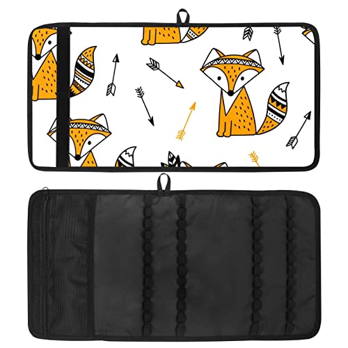 Astuccio per matite da viaggio per disegnare e colorare organizer per artisti astuccio per con freccia volpe bella