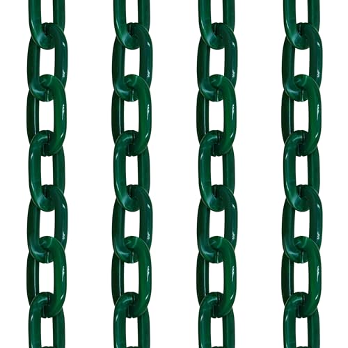 Image of SATRA TRADERS | Size : H-36mm W-22mm 01Meter Acrylic Link Chain Mask Chain