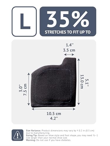 Brison Metatarsal Pads Ball of Foot Cushion for Men and Women - Gel Foot Cushions for Pain Relief Morton’s Neuroma Metatarsalgia Sesamoiditis Calluses - 1 Pair Black Large (M 12-14, W 13-15)