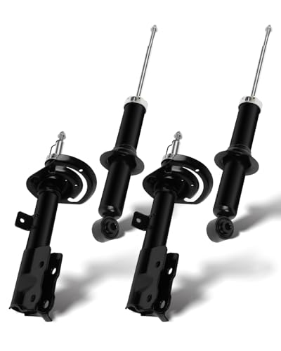 Shocks,SCITOO Front Rear Gas Struts Shock Absorbers Fit for 2007 2008 2009 2010 2011 2012 for Dodge Caliber,2007 2008 2009 2010 for Jeep Compass Patriot 334643 334642 341654 72401 Set of 4