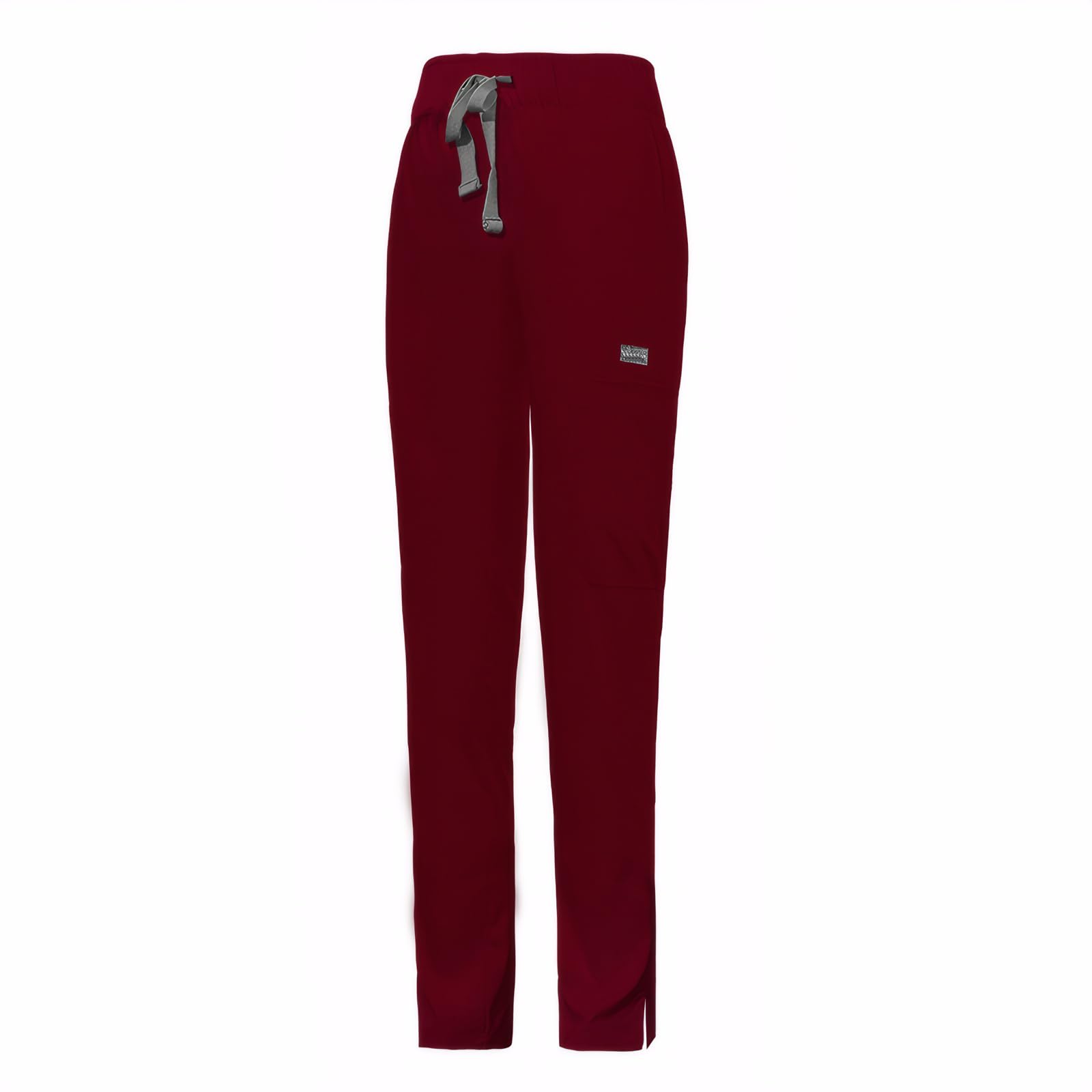 Pantaloni da infermiera con elastico in vita con coulisse in vita 5 tasche traspiranti misto poliestere DK74