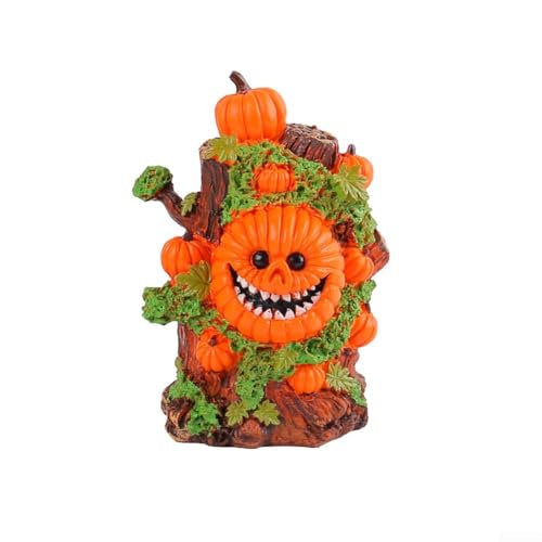 Luckxing Calabaza de Resina de Halloween