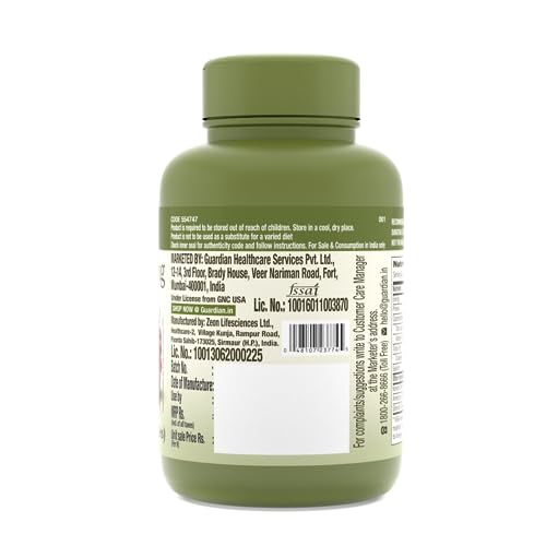 GNC Herbal Plus Triple Ginseng with Korean, American & Siberian Ginseng | 60 Capsules | 700mg | Enhances Immunity | Boosts Strength & Stamina | Improves Alertness & Concentration | Formulated in USA