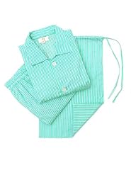 Green With Blue Lined