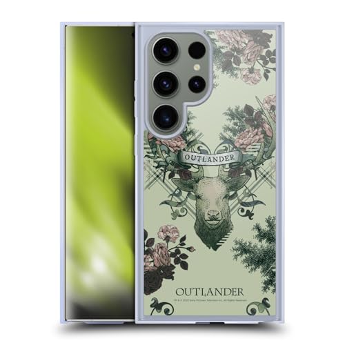 Coque Samsung S24 Ultra Outlander Cerf Fleuri en Gel Premium de Head Case Designs