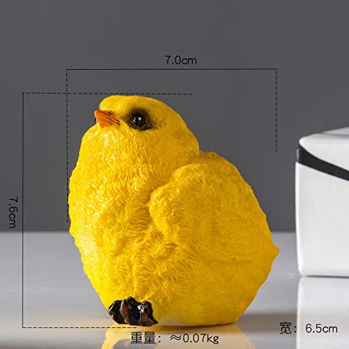 Pollo amarillo decorativo ideal como regalo novedoso para adornar el patio o salón 6