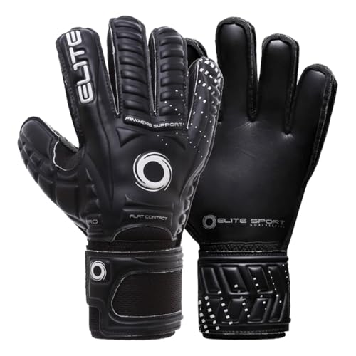 Elite Sport Warrior Youth Goalkeeper Gloves Black 5