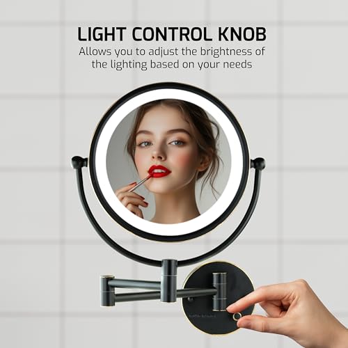 Espejo de Maquillaje de Pared Iluminado 9 pulgadas OVENTE miniatura 4