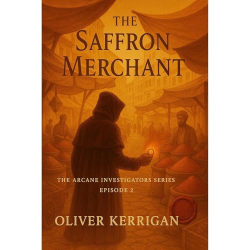The Saffron Merchant Audiolibro Por Oliver Kerrigan arte de portada