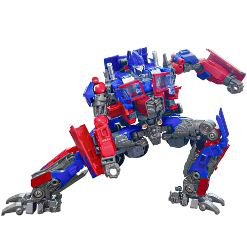 Prosheen Deformation Action Figure Toys, Car Model Alloy Deformed Portable Robot Toys Gift For Kids Girls Boys (Red 6.7 Inches #TOP3