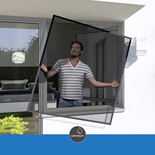 Windhager Zonwering glasvezelweefsel, insectenwerende hor, insectenwerende stof, bescherming tegen zonlicht, 140 × 150… - Image 5