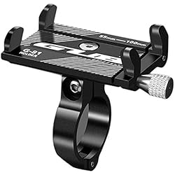 Porta Celular Para Grabar Soporte Bici Movil Anti Vibración, Soporte Movil Bicicleta Montaña, Soporte Movil Moto Aluminio, Portamoviles Bicicleta Sin Ruidos, Accesorios Patinete Electrico para iPhone, Huawei, Samsung etc.