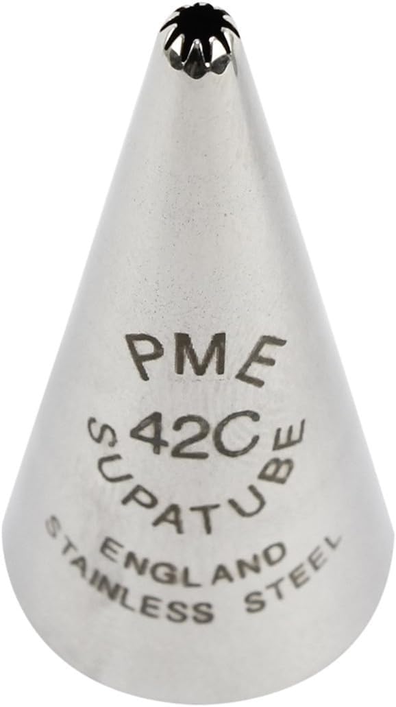 Decorating Tip, no. 42C Seamless Stainless Steel Small Closed Rope Supatube