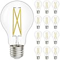 Sunco 12 Pack LED Light Bulbs A15, 7W=60W, 3000K Warm White, 800 LM, Dimmable Decorative Edison Vintage Bulbs, Indoor Outdoor, E26 Medium Base