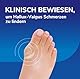 Dr. Scholl’s Hallux-Valgus Druckschutz mit Hydrogel Technologie, 5 Stück, Sofortige und ganztägige Schmerzlinderung bei Hallux-Valugus, schützt vor Reibung und Druck durch Schuhe, dünn und flexibel