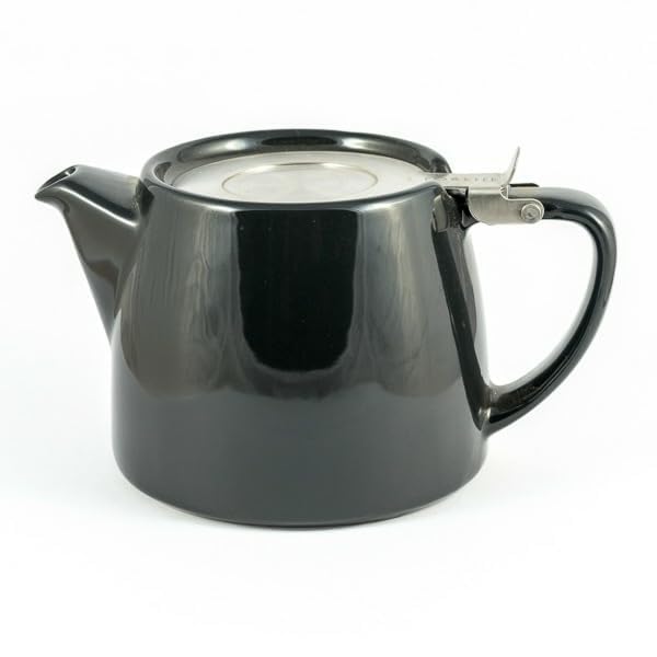 Image of Forlife Stump Teapot 530 mL, Black, Ceramic
