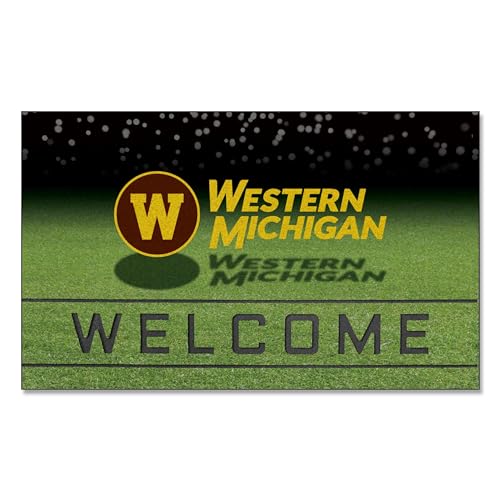 Western Michigan Broncos Gummi-Fußmatte, 45,7 cm. x 76,2 cm
