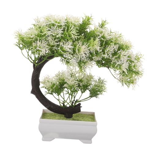 STOBAZA Künstlicher Bonsai Baum Kunstpflanze Im Topf Dekoratives Ornament Für Schreibtisch Boden Fensterbank Couchtisch Ohne Pflege Gebraucht
