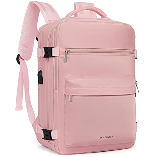 Bostanten Travel Backpack For Women- Flight Approved Carry On Backpack, 15.6" Laptop Backpack Large Lightweight Weekender Bag #TOP15