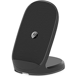 Cargador Inalambrico Universal Motorola Turbopower - Soporte inalámbrico de 15 W compatible con dispositivos compatibles con Samsung, Apple, Hauwei, Oppo, Xiaomi Qi, fabricado por Motorola