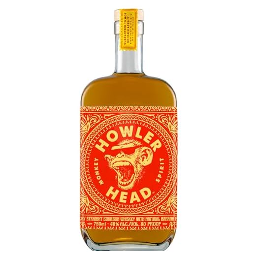 Whiskey Howler Head Banana Bourbon 750ml