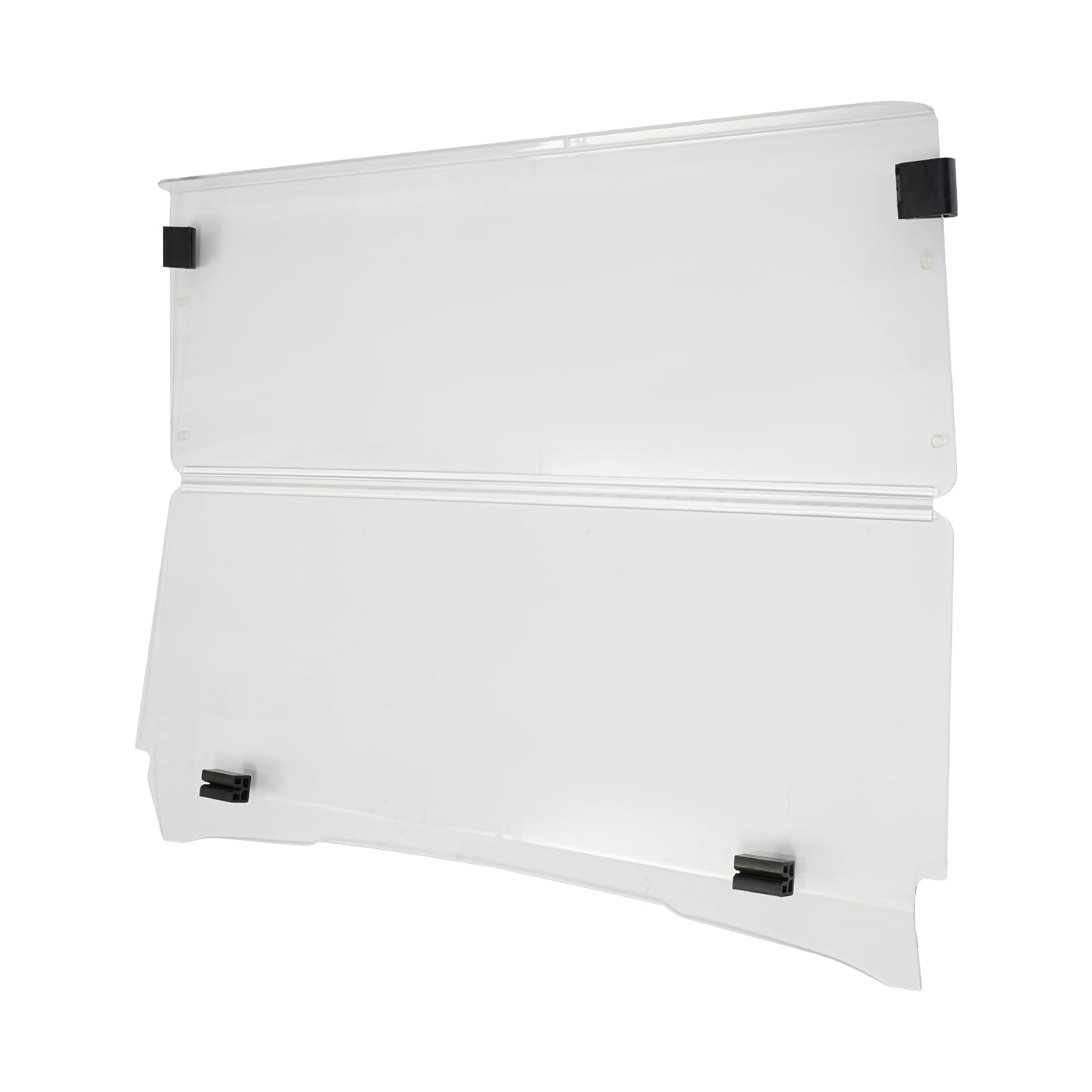 Faltbare Golfwagen-Windschutzscheibe Leichte für Golfwagen 1995-2013 EZGO TXT, Anti-UV und Stoßfest Transparent 100.5*82cm
