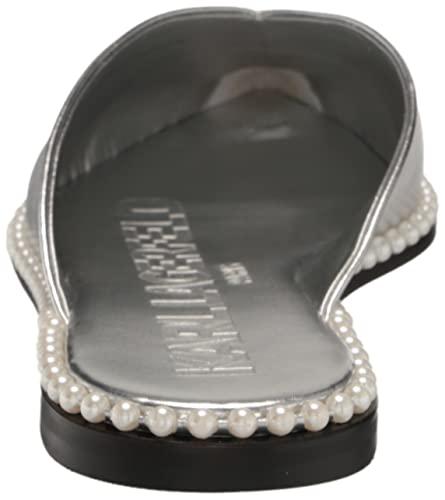 Image of Karl Lagerfeld Women's Vyra Studded Slip on Loafer Mule with Pointed Toe