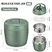 wiwens Thermo Food Jar for Hot Food Adults 32OZ Soup Thermo Lunch Containers Wide Mouth Vacuum Insulated Stainless Steel Leakproof Bento Box with Spoon (Green)
