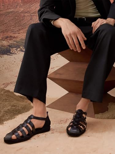 Castañer Men's Pietro Leather Fisherman Sandals2