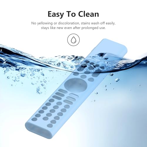Image of RAYA Silicone Protective Cover Compatible with Xiaomi Mi TV Remote | 2025 Edition Mi FX /F Series /F Pro /X Pro /X Series TV Remote Case [Remote Not Included] (Blue)