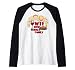 WTF Wine Turkey Family Divertente regalo per il giorno del Ringraziamento Maglia con Maniche Raglan