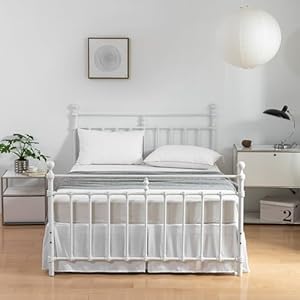 Queenbedskirtpleatedwaffleweavebedskirtwithsplitcornerstailoreddustruffle14inchdropeasyfitmachinewashablewhitequeen14drop  Urban Country Home Decor Queen bed skirt pleated waffle weave bed skirt with split corners tailored dust ruffle 14 inch drop easy fit machine washable white queen 14 drop  urban country home decor